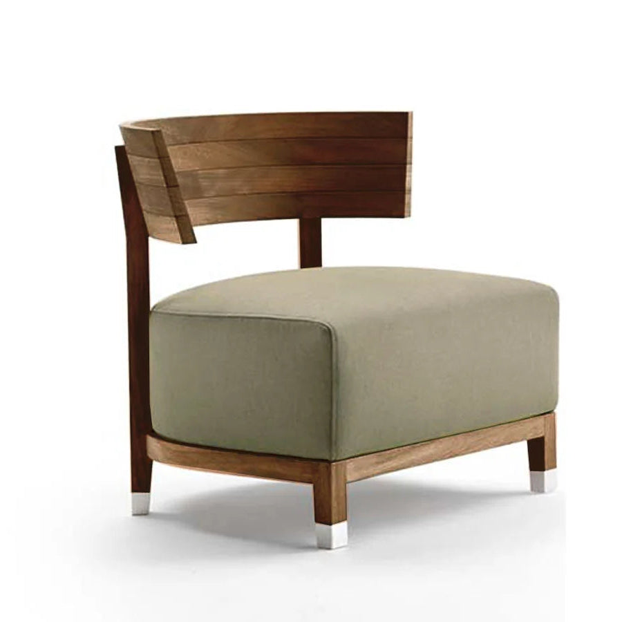 Flexform Thomas Outdoor Poltrona - Cedro A109/Iroko Grigio | Il mio negozio