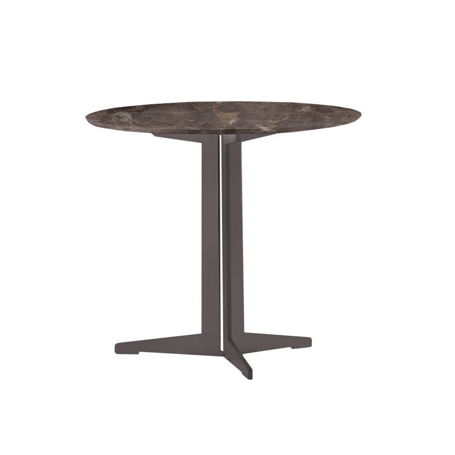 Flexform Fly Tavolino Ø40 - Brunito / Marmo Emperador Opaco | Il mio negozio