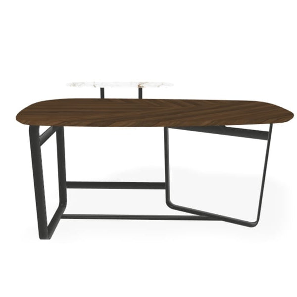 Bonaldo Gauss Scrittoio - Calacatta Macchia Vecchia / Piombo Opaco