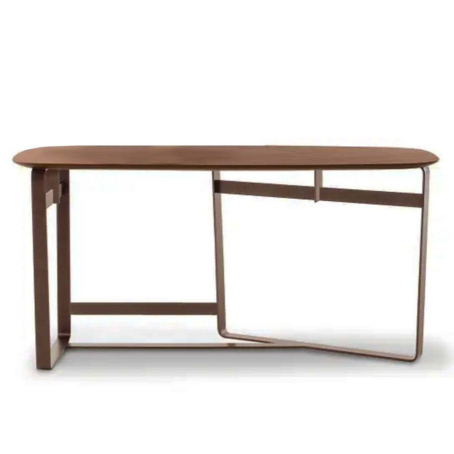 Bonaldo Gauss Scrivania - Noce Canaletto / Bronzo