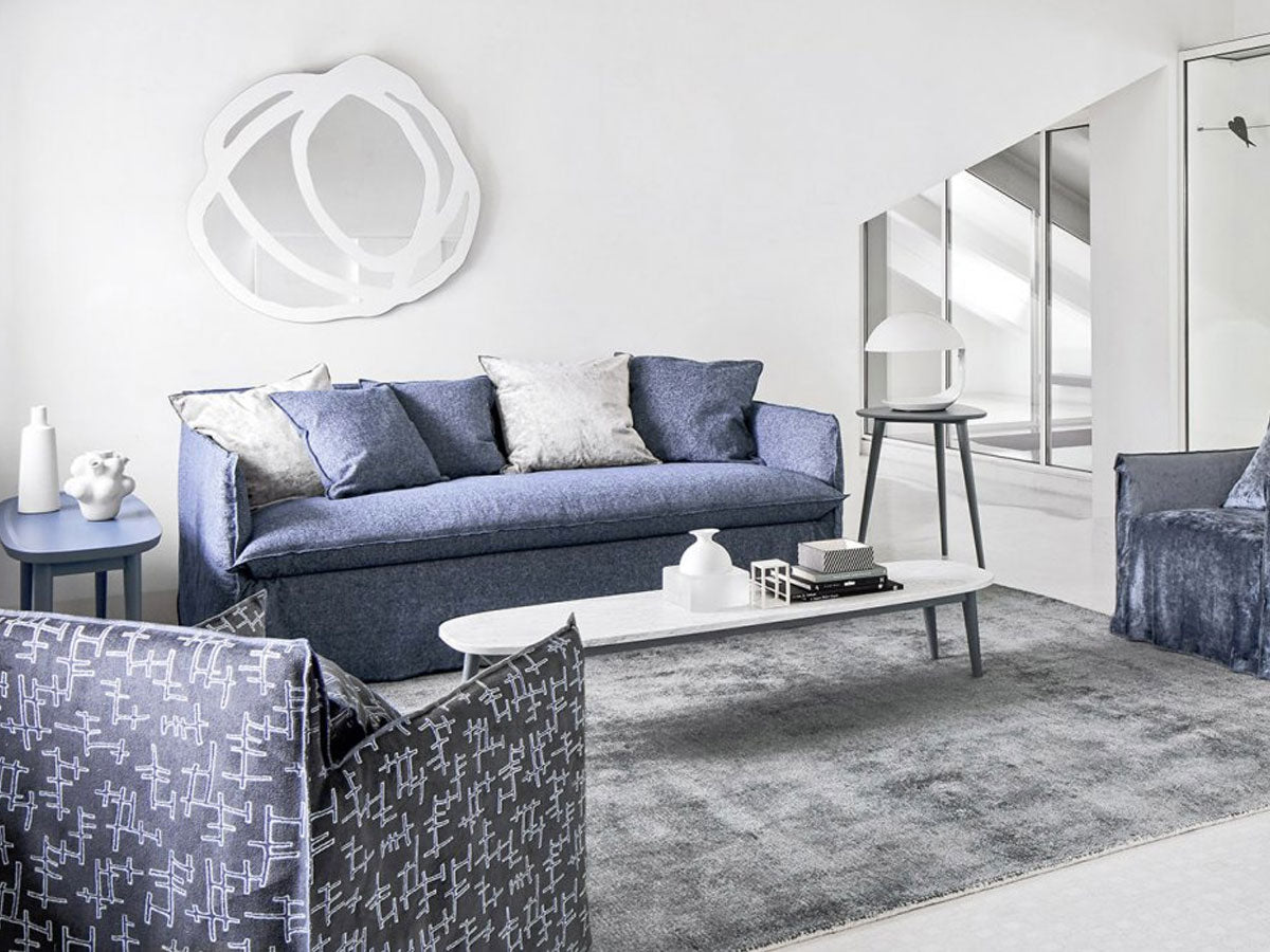 Ghost 15 Divano Letto - Cat. B Natural Lino Bianco | Il mio negozio