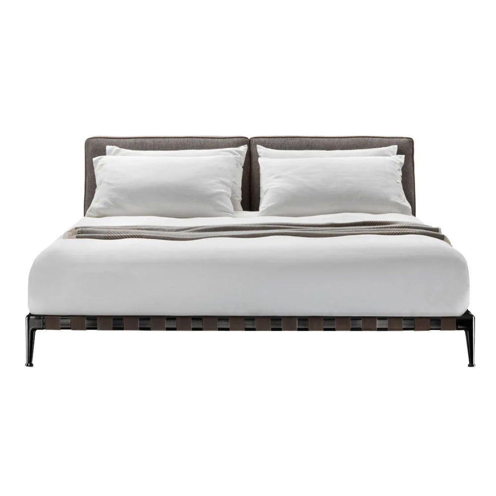 Flexform Gregory Letto180x200 cm - Tessuto cat. Extra Elvira 1722 / Brunito | Il mio negozio