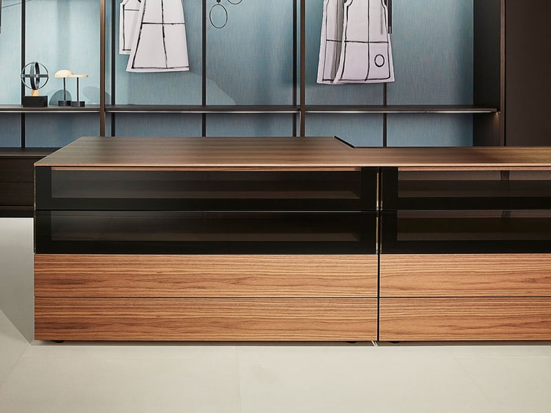 Porro Hub Isola Bifacciale - Cassettiera