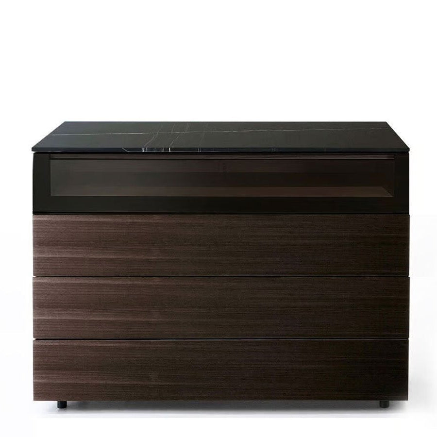 Porro Hub Cassettiera - HU31CS W40 / Top Sahara Noir