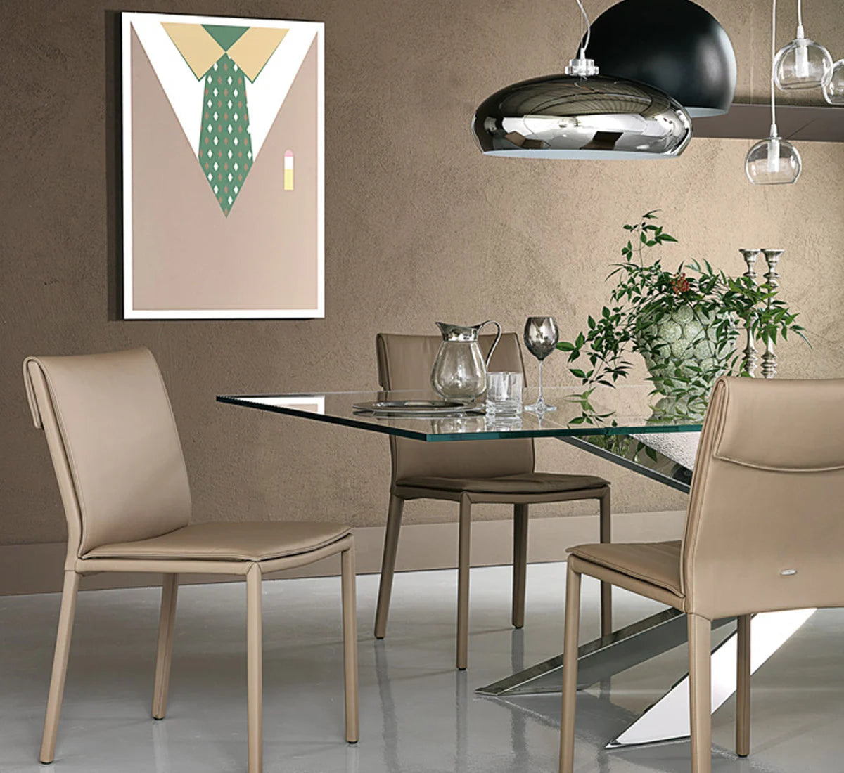 Cattelan Italia Isabel Sedia Senza Braccioli - Schienale Basso