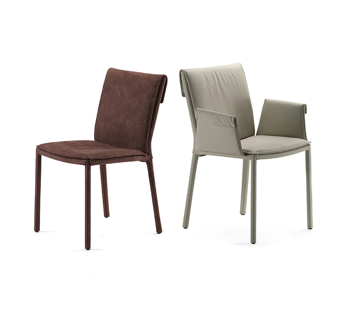 Cattelan Italia Isabel Sedia Con Braccioli - Schienale Basso