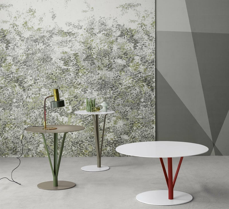 Bonaldo Kadou Coffee - Tavolino Basso Bianco/Tortora