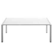 Kristalia Sushi 150x90 Tavolo Outdoor - Alluminio / Fenix NTM Bianco | Il mio negozio