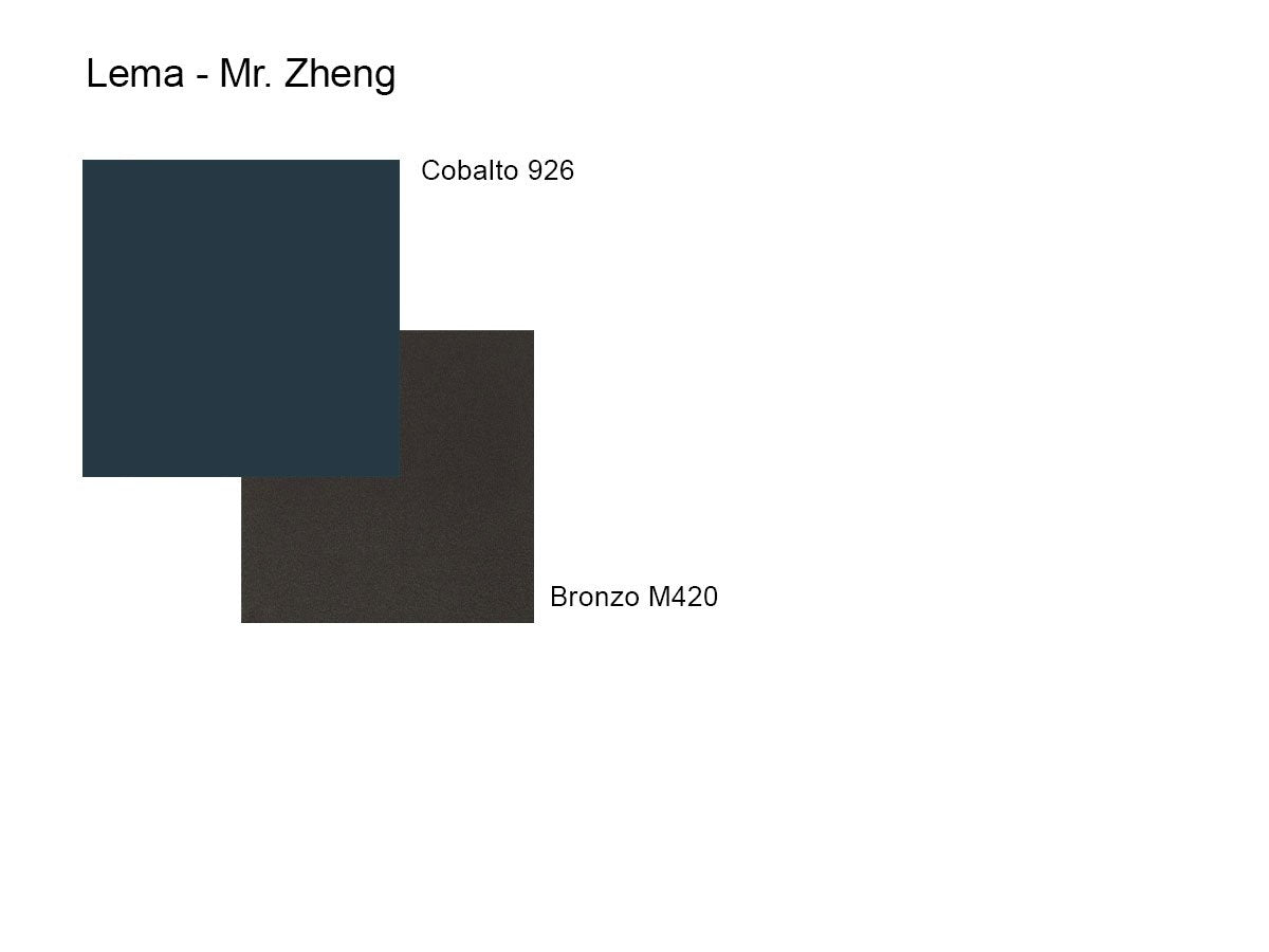 Lema Mr. Zheng Tavolino Alto - M420 Bronzo / LCT Cobalto | Il mio negozio