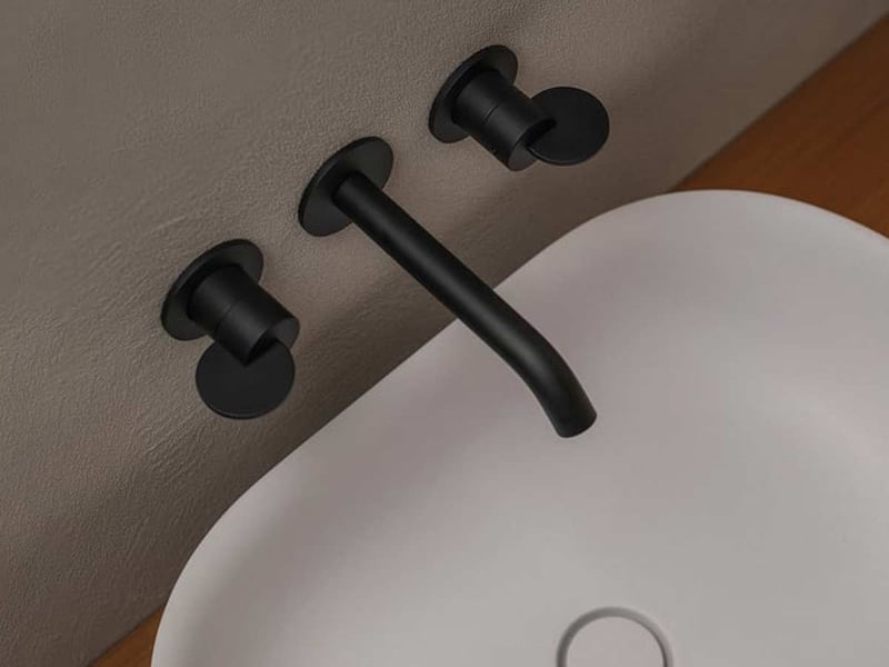 Agape Limón Gruppo Lavabo a Incasso con Doppio Comando