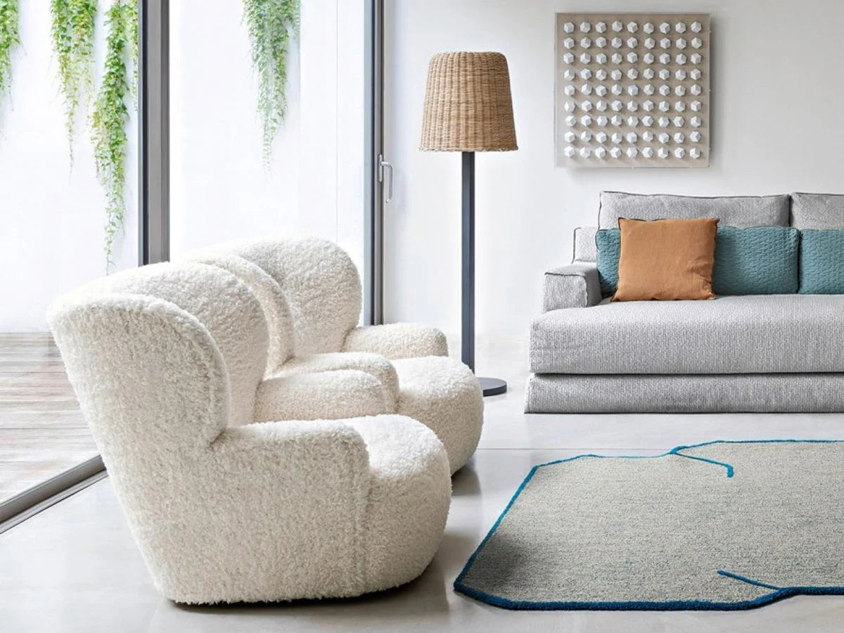 Gervasoni Loll 09 Poltrona Girevole - Polar Bear | Il mio negozio