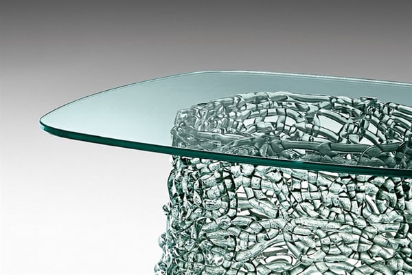 Fiam Macramè Tavolino Alto Trasparente | Il mio negozio