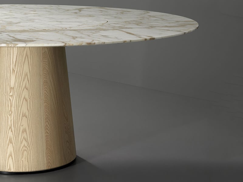 Porro Materic Tavolo - Base in Legno