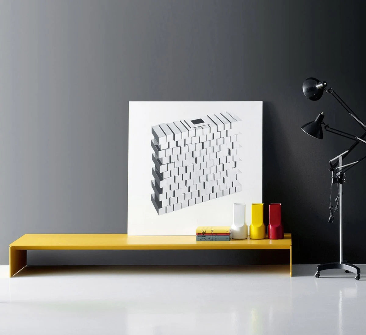 Porro Modern Light Panca - Laccato Opaco Bianco