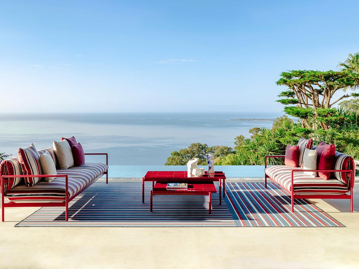 Talenti Nalu Tappeto 200 x 300 cm - Rosso / Blu