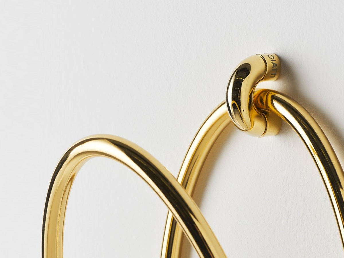 Opinion Ciatti Senzatempo Appendiabiti Oro - A Parete 3 Elementi | Il mio negozio