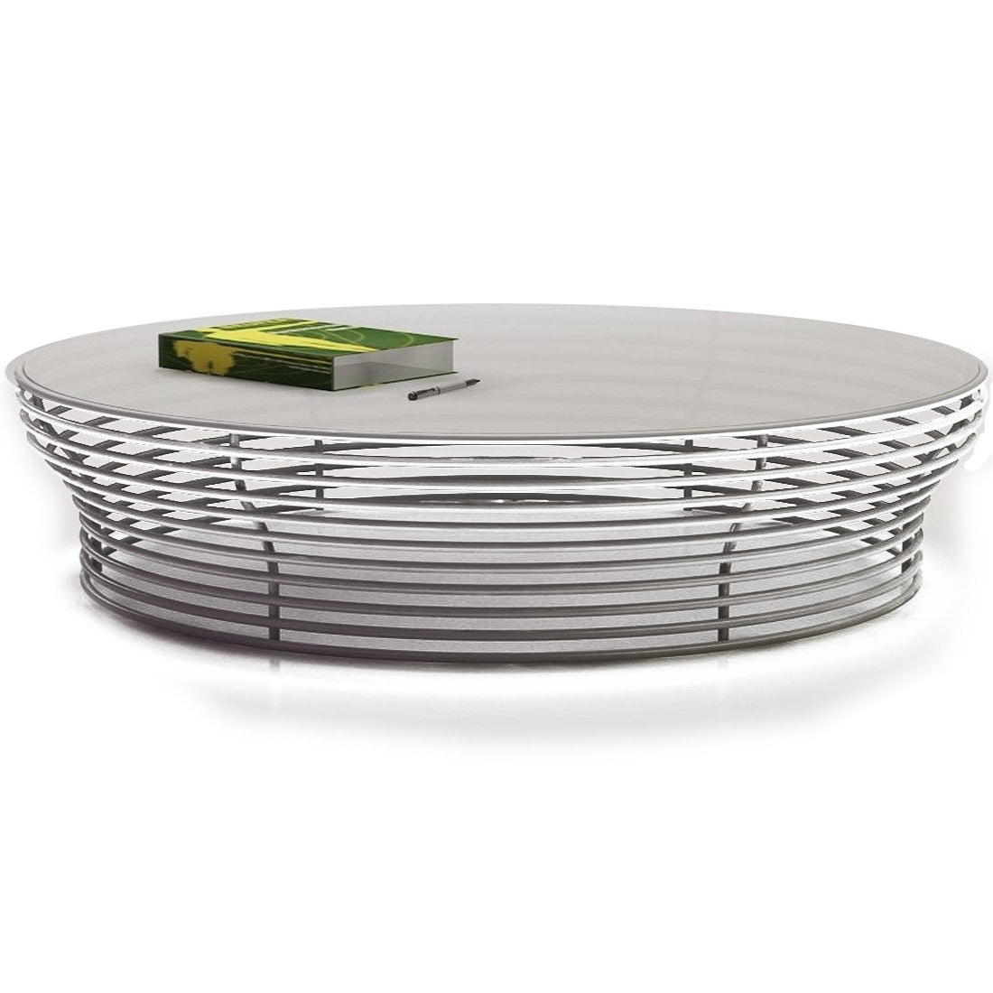 Bonaldo Orion Tavolino Acciaio Ø 117 cm
