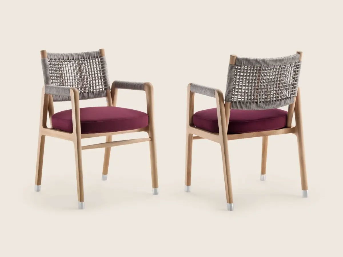 Flexform Ortigia Outdoor Sedia con Braccioli - Outdoor | Il mio negozio