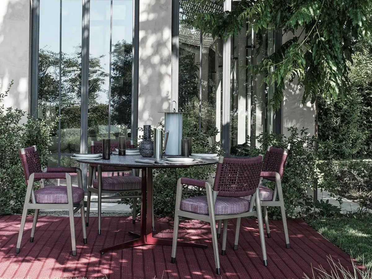 Flexform Ortigia Outdoor Sedia con Braccioli - Outdoor | Il mio negozio