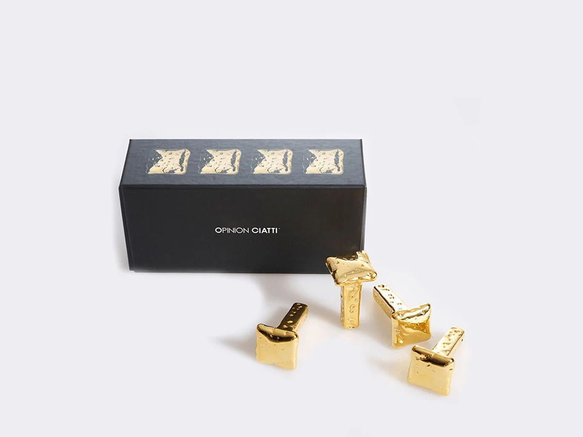 Opinion Ciatti Chiodo Schiaccia Chiodo Appendiabiti - 4 Pz in Scatola Regalo Oro | Il mio negozio
