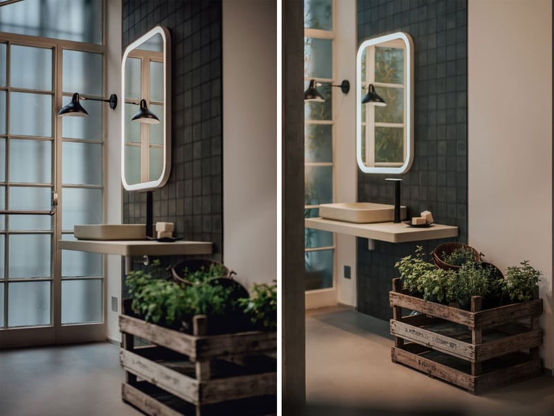 Agape Petra Piano per Lavabo