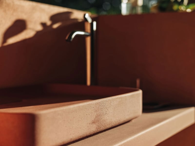 Agape Petra Piano per Lavabo