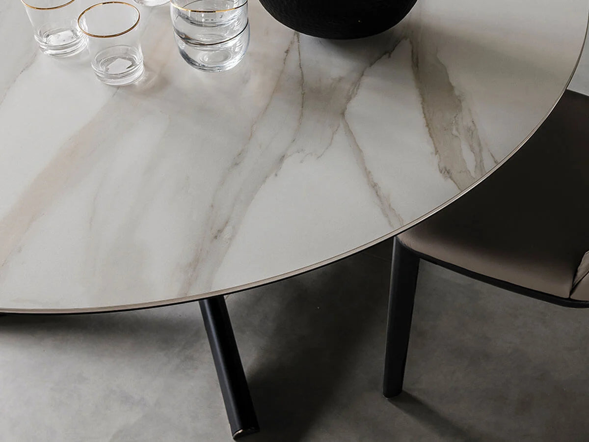 Cattelan Italia Planer Keramik Tavolo Rotondo | Il mio negozio