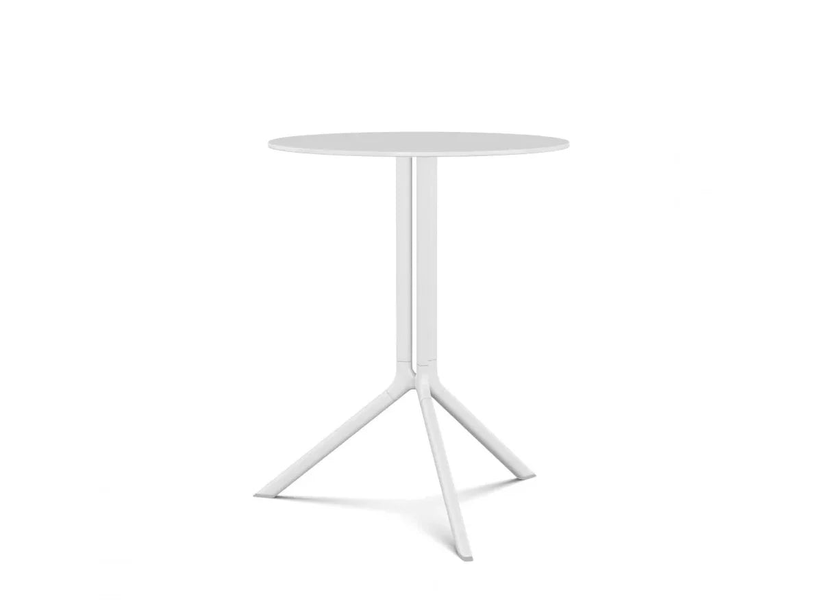 Kristalia Poule Tavolo Ø 59 - Con piano laminato fisso | Il mio negozio