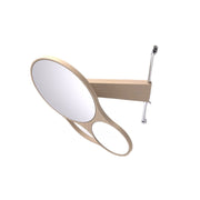 Agape Spin Specchio da Parete - Rovere Naturale