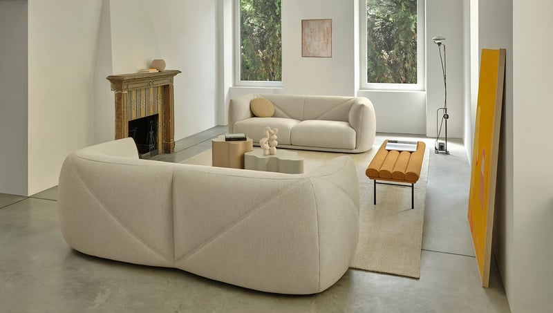 Saba Vela Divano L. 190 cm