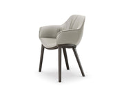 Cattelan Italia Scarlett Wood Poltroncina | Il mio negozio