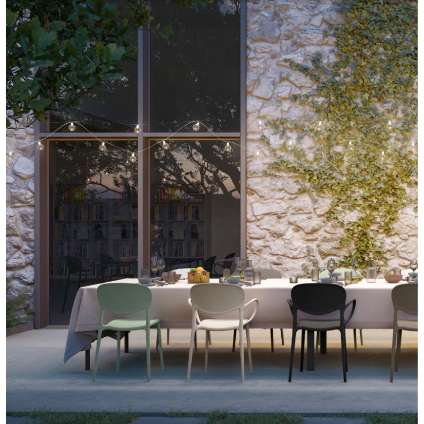 Sedia Abby in polipropilene riciclato Connubia