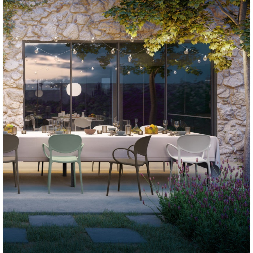 Sedia Abby in polipropilene riciclato Connubia