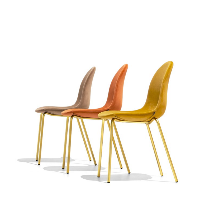 Abitarearreda Sedia Academy moderna in metallo Connubia | Il mio negozio