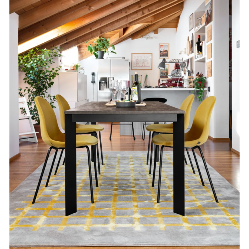 Abitarearreda Sedia Academy moderna in metallo Connubia | Il mio negozio