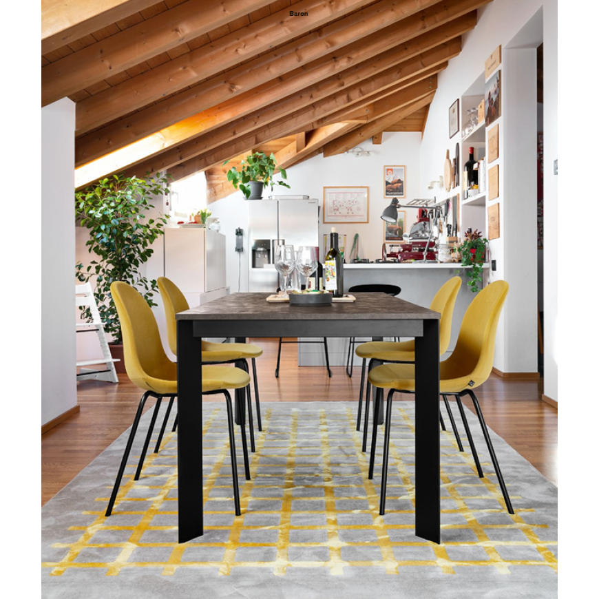 Abitarearreda Sedia Academy moderna in metallo Connubia | Il mio negozio