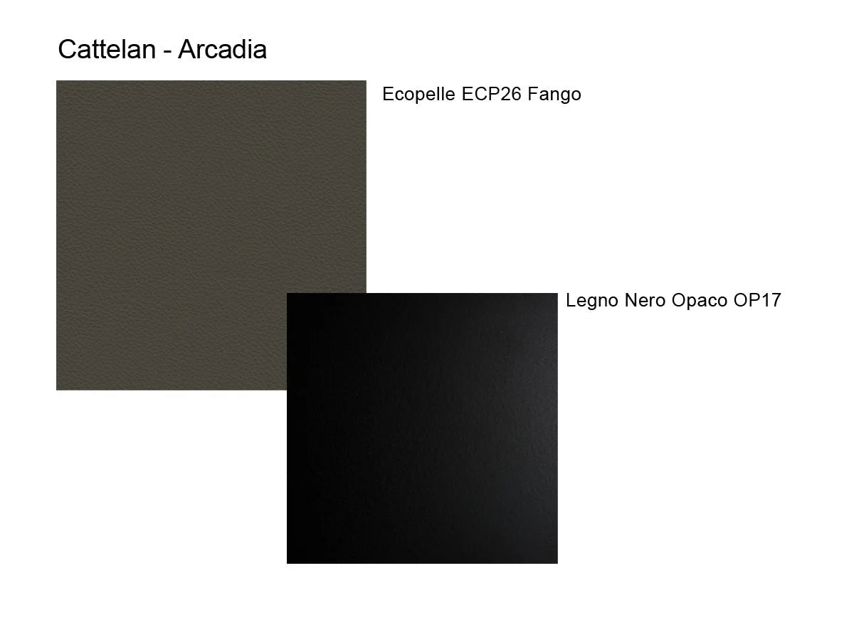 Cattelan Italia Arcadia Sedia - Legno Nero/Fango 26 | Il mio negozio