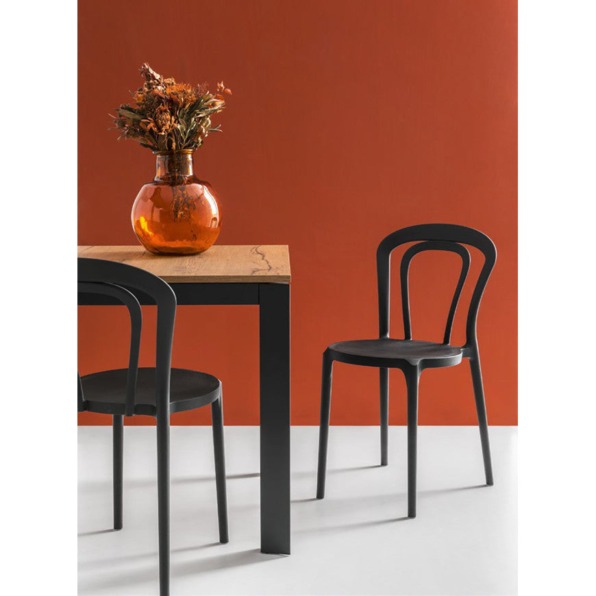 Abitarearreda Sedia Caffè in polipropilene Connubia | Il mio negozio