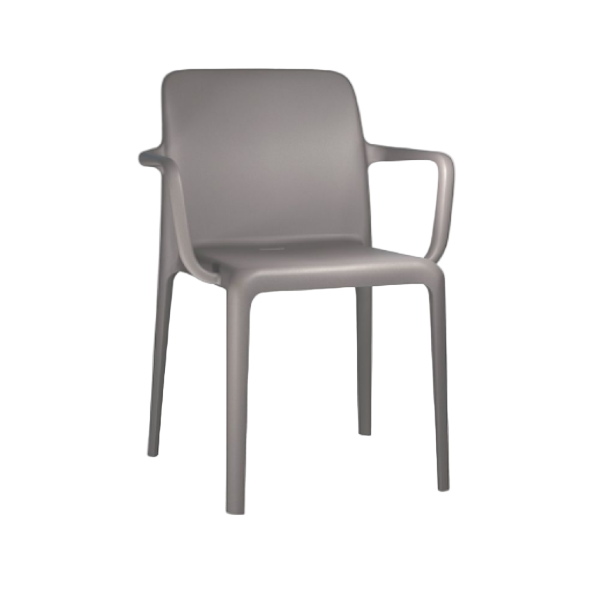 Abitarearreda Sedia Bayo con braccioli in polipropilene Connubia | Il mio negozio