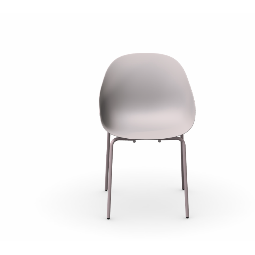 Abitarearreda Sedia Academy con gambe in metallo Connubia | Il mio negozio