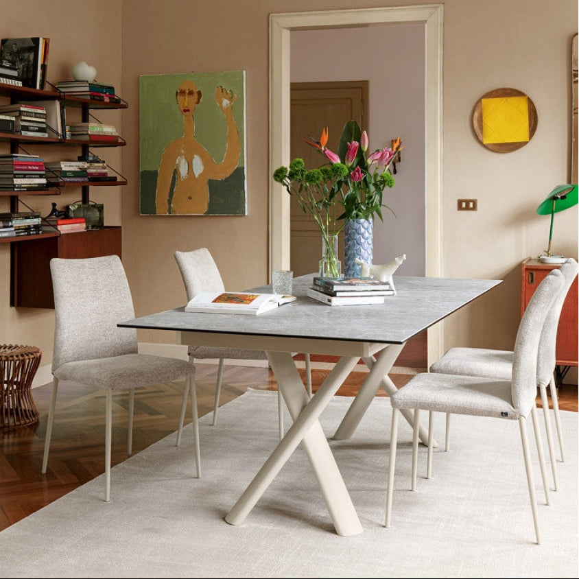 Abitarearreda Sedia Atlas con schienale flessibile Connubia | Il mio negozio