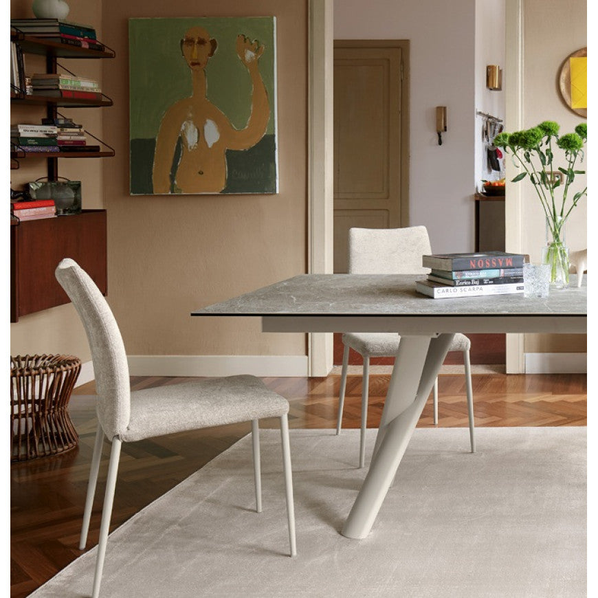 Abitarearreda Sedia Atlas con schienale flessibile Connubia | Il mio negozio