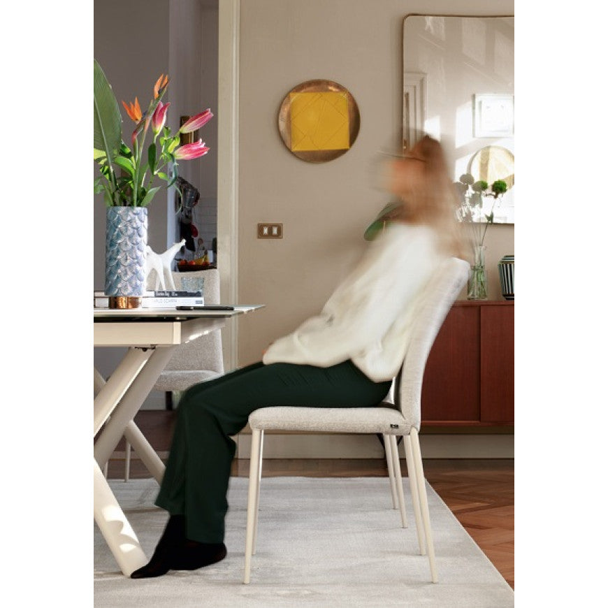 Abitarearreda Sedia Atlas con schienale flessibile Connubia | Il mio negozio