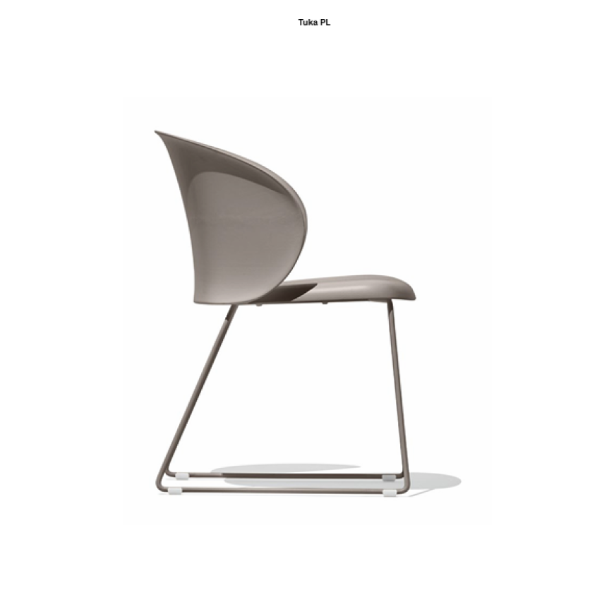 Abitarearreda Sedia Tuka in polipropilene Connubia | Il mio negozio