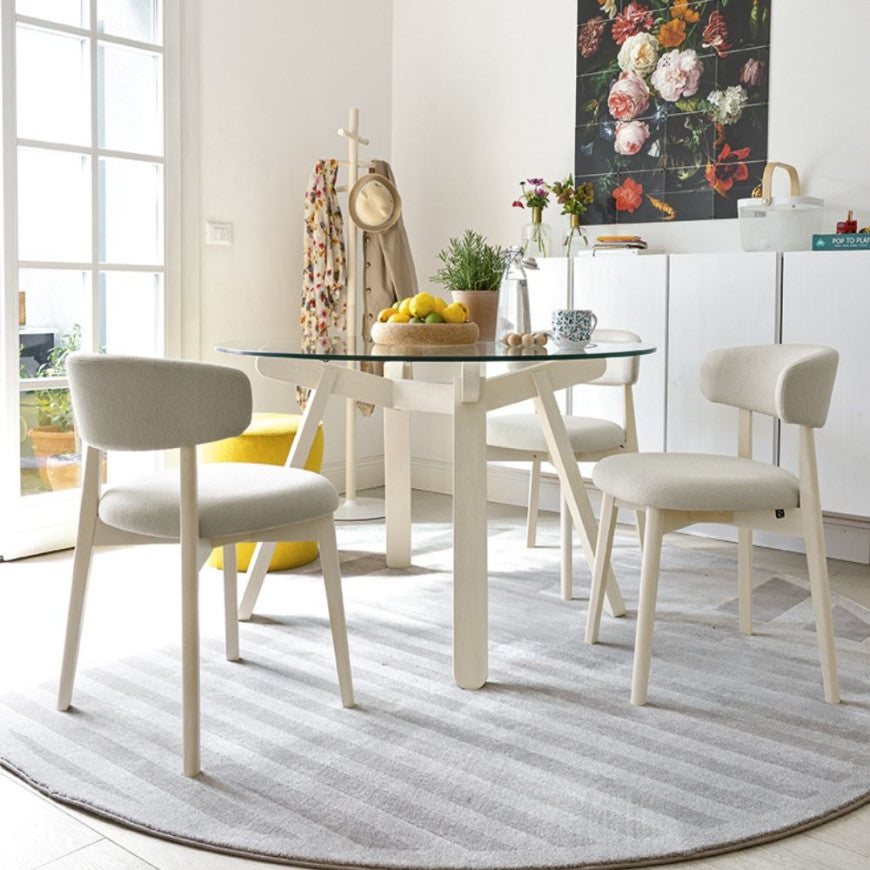 Abitarearreda Sedia Talks con struttura in faggio Connubia | Il mio negozio