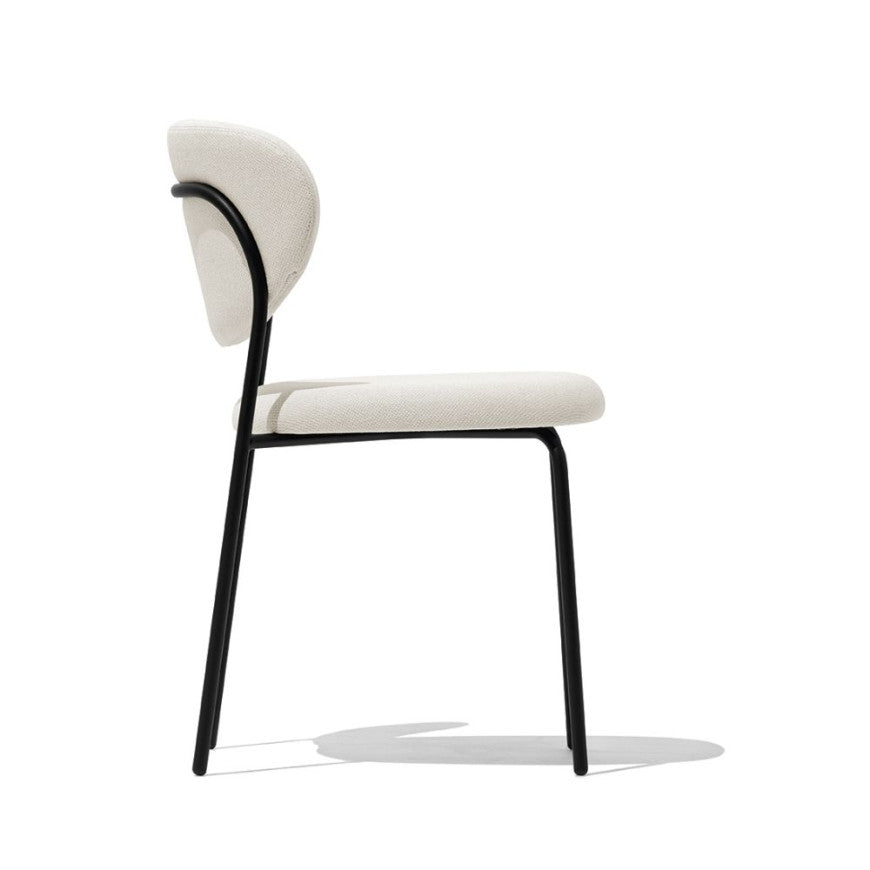 Abitarearreda Sedia Cozy con struttura in metallo Connubia | Il mio negozio
