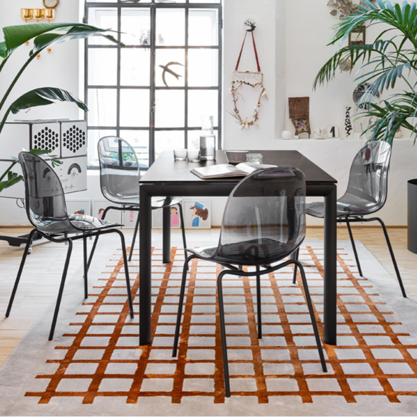 Abitarearreda Sedia Academy moderna in policarbonato Connubia | Il mio negozio