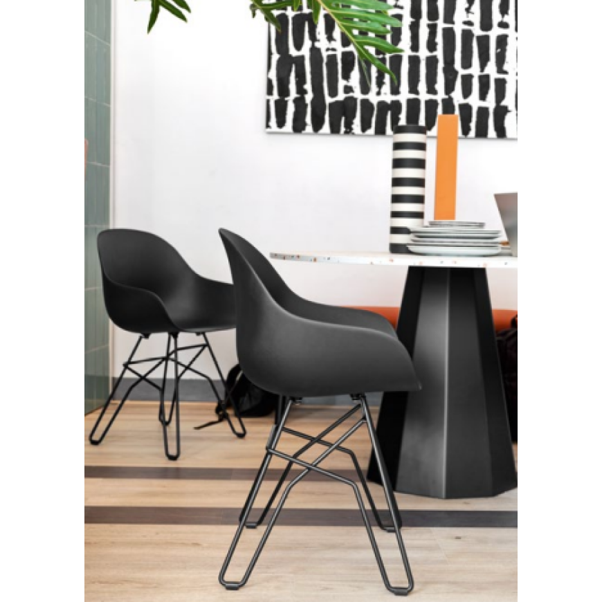 Abitarearreda Sedia Academy con braccioli Connubia | Il mio negozio