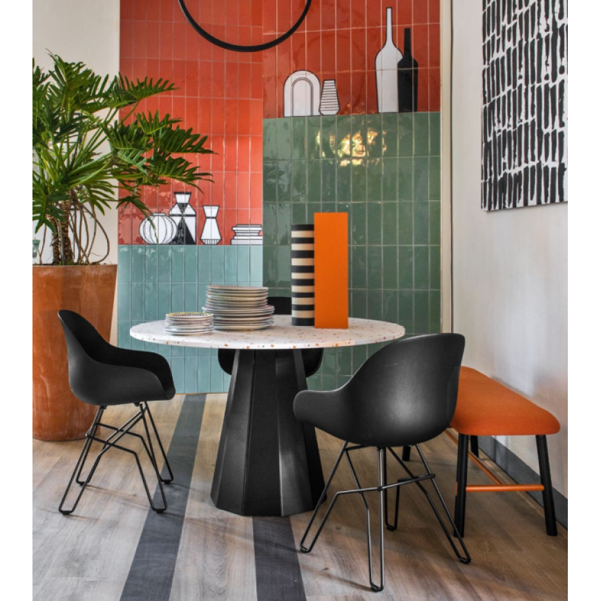 Abitarearreda Sedia Academy con braccioli Connubia | Il mio negozio