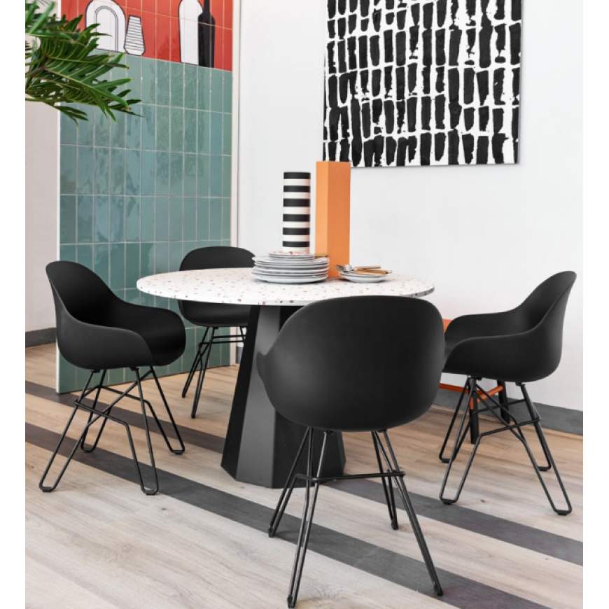 Abitarearreda Sedia Academy con braccioli Connubia | Il mio negozio